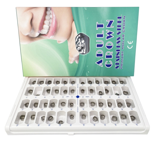 48pcs ssc adult crowns